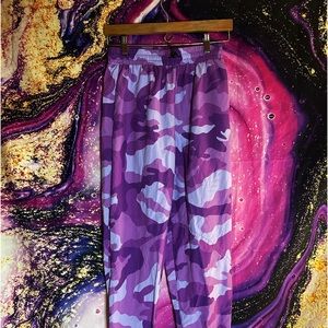 Purple Camo F21 Pants
